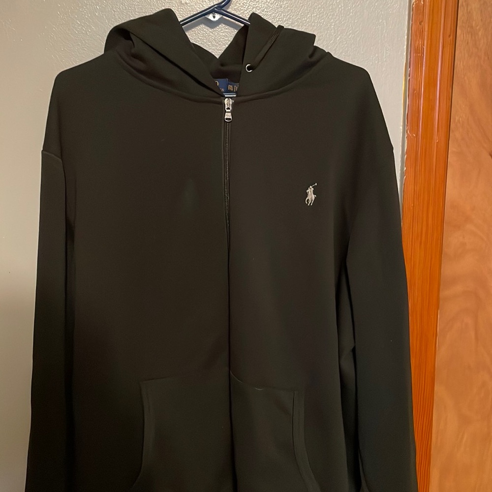 Polo sweatshirt zip up